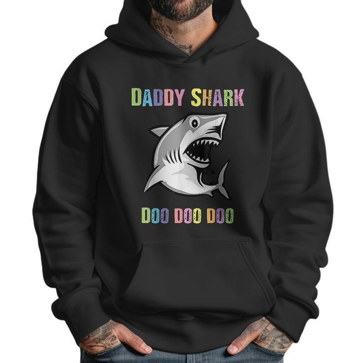 Daddy Shark Doo Doo For Father Day Him Dad Grandpa Men Hoodie