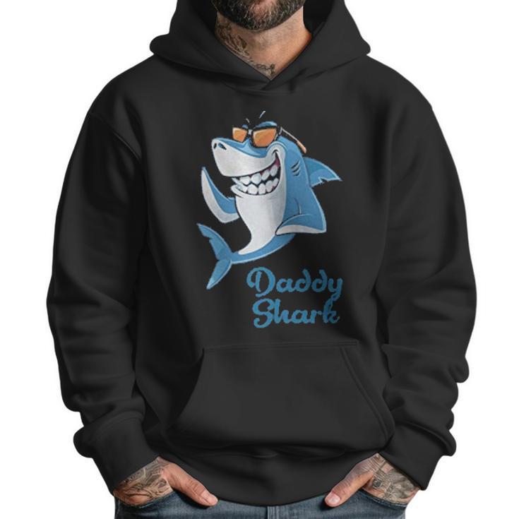 Daddy Shark Gift Fathers Day Men Hoodie