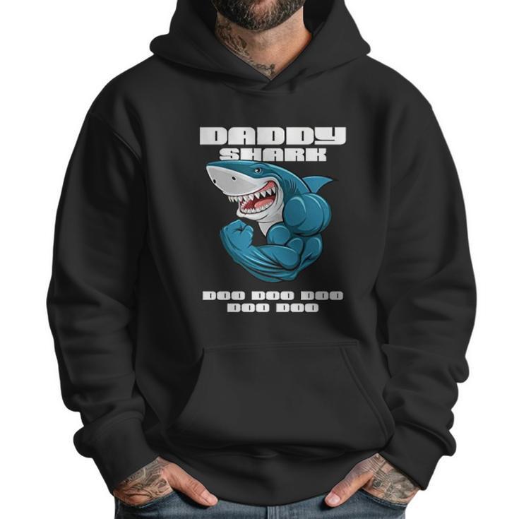 Daddy Shark Strength Men Hoodie