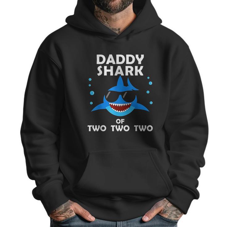 Daddy Shark Of Two Men Hoodie