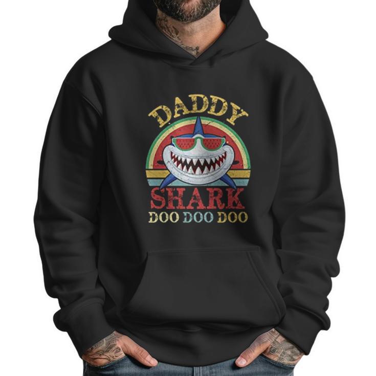 Daddy Shark Vintage Design Men Hoodie