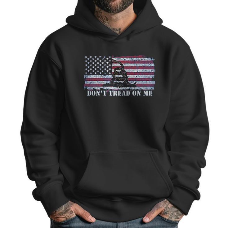 Dont Tread On Me Flag Men Hoodie