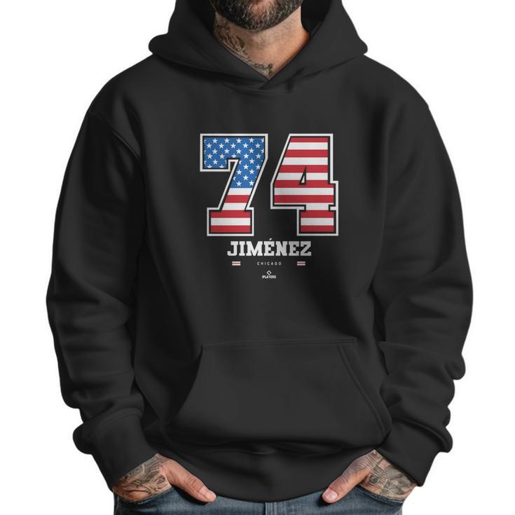 Eloy Jimenez Us Flag Number Men Hoodie