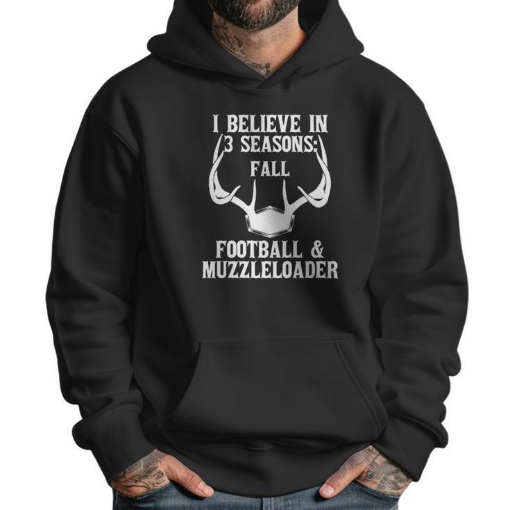 Fall Football Muzzleloader Deer Hunting Season Rifle Dad Men Hoodie