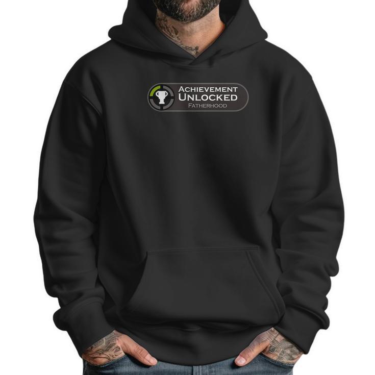 Fatherhood Achievement Unlocked Fathers Day Gift Men Hoodie