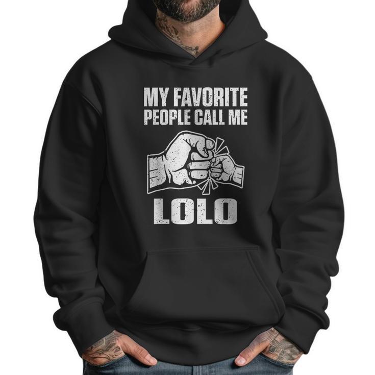 My Favorite People Call Me Lolo Filipino Grandpa Gift Men Hoodie