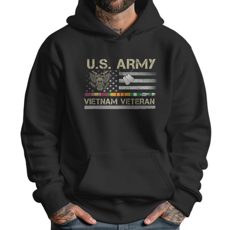 Funny Us Army Vietnam Veteran Usa Flag A Great Gift For Veteran Vietnam Army Men Hoodie