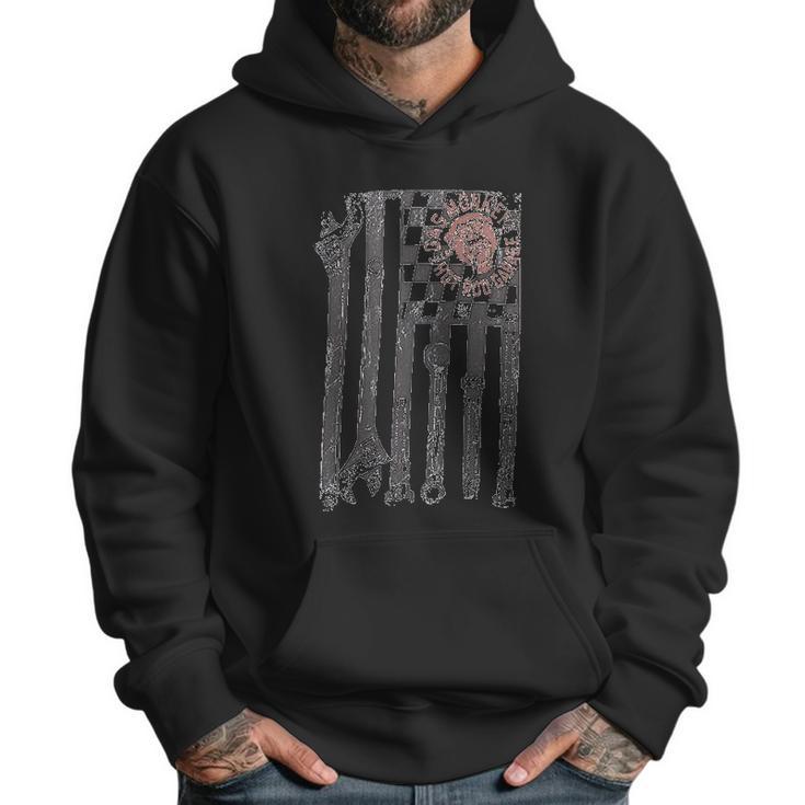 Gas Monkey  Wrench Flag Men Hoodie