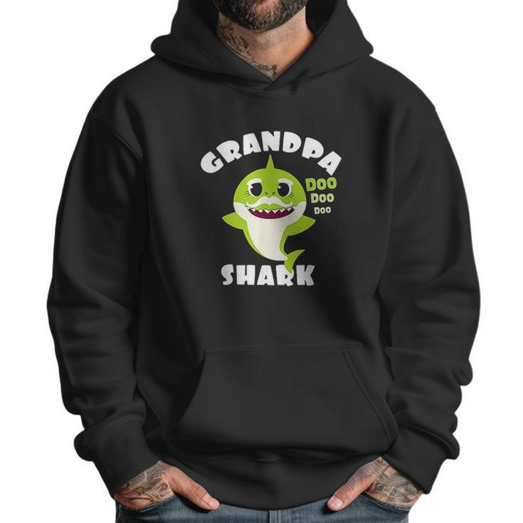 Grandpa Shark Gift Cute Shark Baby Matching Family Men Hoodie