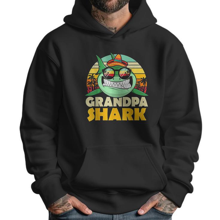 Grandpa Shark Grandpa Gifts From Grandchildren Fathers Day Men Hoodie