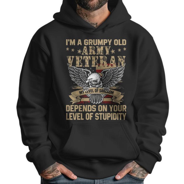 Im A Groumpy Old Army Veteran Men Hoodie