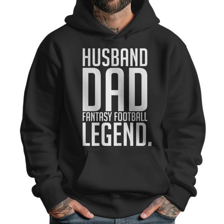 Husband Dad Fantasy Football Legend Men Hoodie