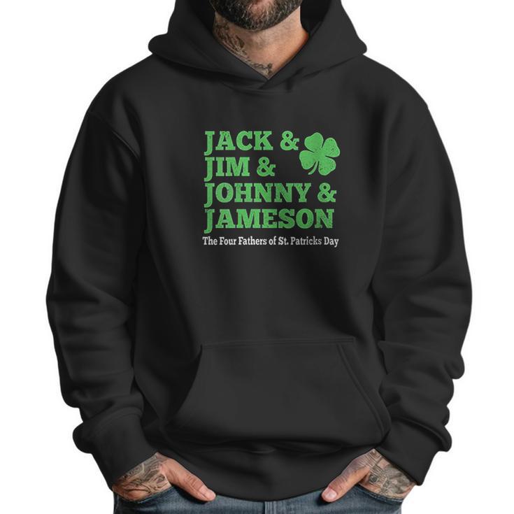 Jack Jim Johnny Jameson Four Fathers Of St Patricks Men Hoodie