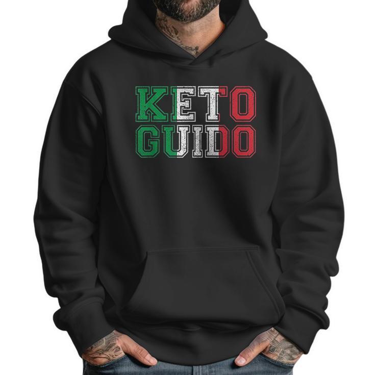 Keto Guido Italian Ketogenic Diet Italy Flag Men Hoodie