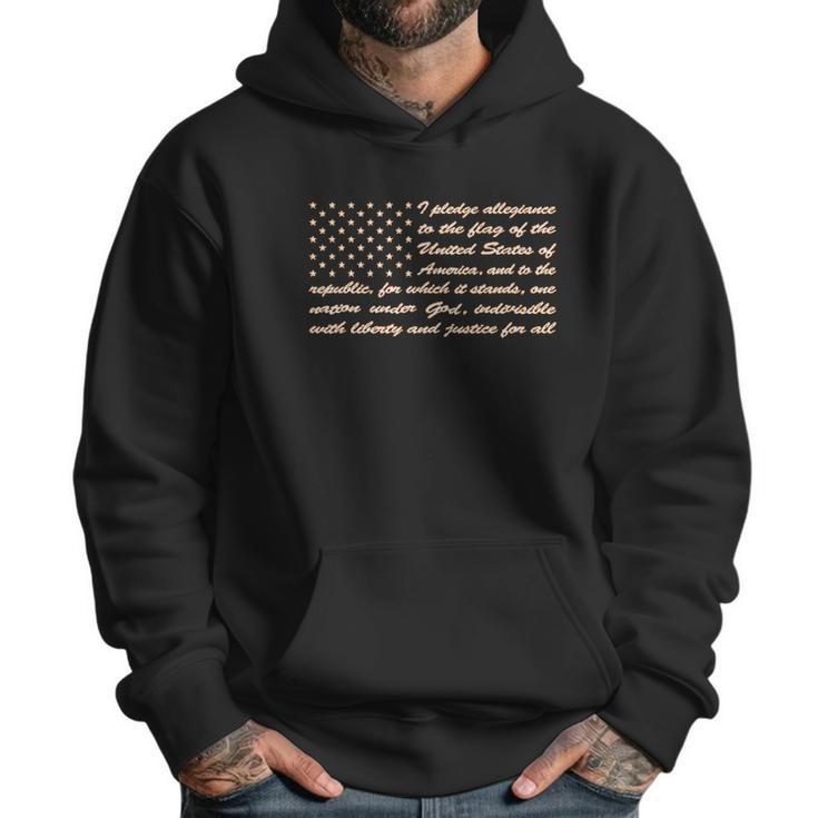 Mixtbrand Amerian Flag Pledge Of Allegiance Men Hoodie