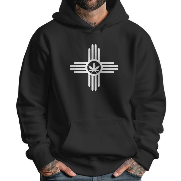 New Mexico Flag Sun Pot Leaf Men Hoodie