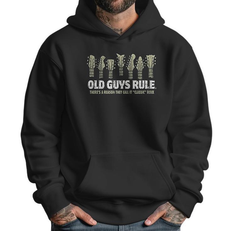 Old Guys Rule Classic Rock Men Hoodie