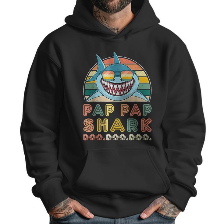 Pap Pap Shark Father Day Gifts For Men Grandpa Shark Men Hoodie