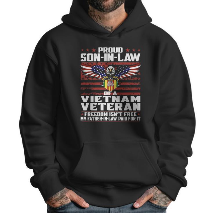 Proud Son In Law Of A Vietnam Veteran Patriotic Gift Men Hoodie