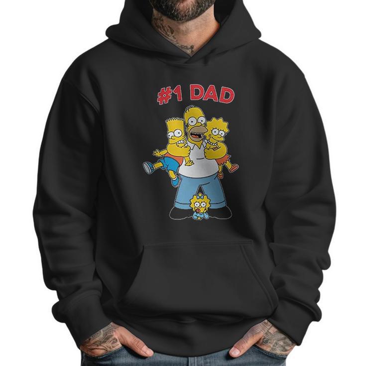 The Simpsons Cuddle Number One Dad Men Hoodie