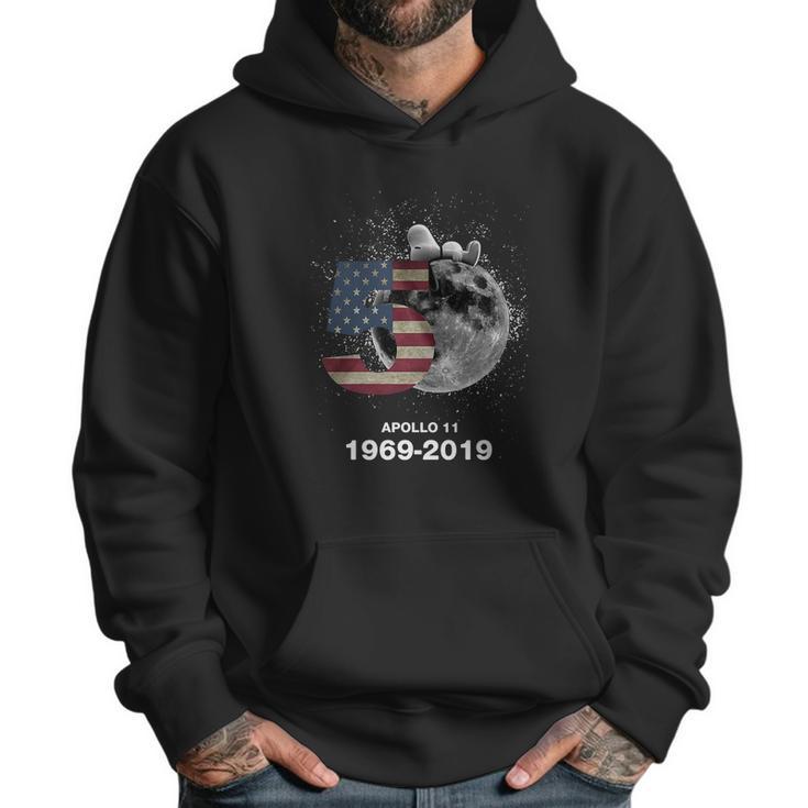 Snoopy 50Th Anniversary Apollo 11 1969-2019 American Flag Shirt Men Hoodie