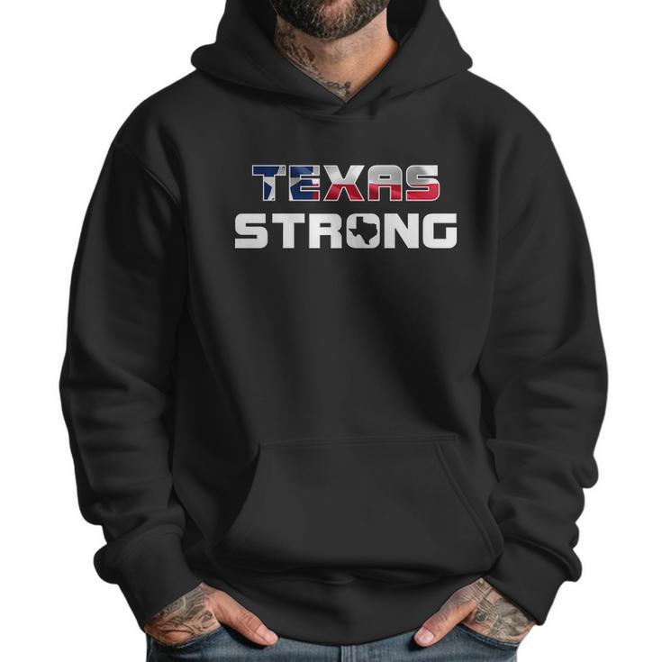 Texas Strong State Flag Logo Men Hoodie