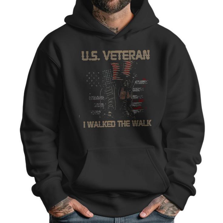 US Veteran I Walked The Walk Impression 2022 Gift Men Hoodie