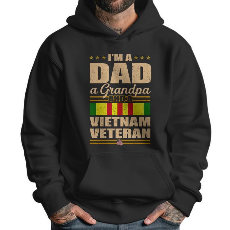 Veterans Day Im A Dad Grandpa And A Vietnam Veteran Meaningful Gift Graphic Design Printed Casual Daily Basic Men Hoodie