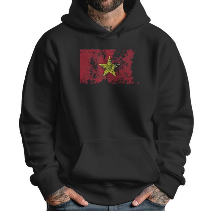 Vietnam Flag Men Hoodie