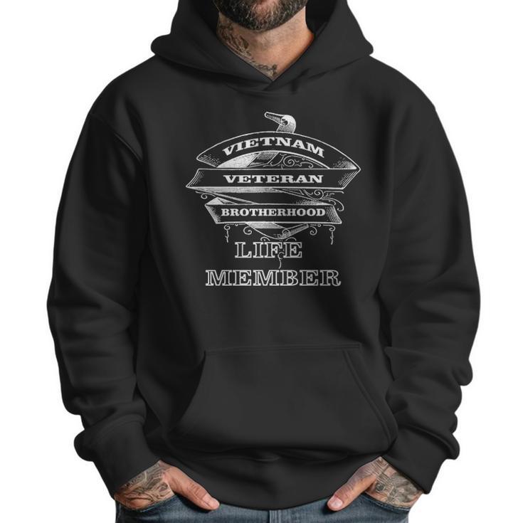 Vietnam Veteran   Brotherhood   Life Member Men Hoodie