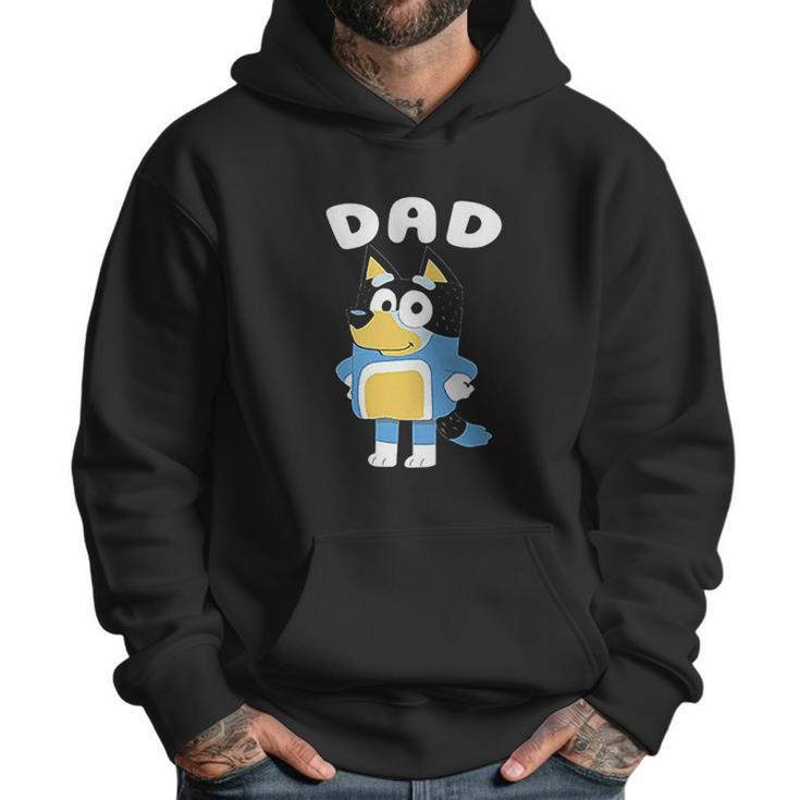 Vintage Bluey Dad Men Hoodie