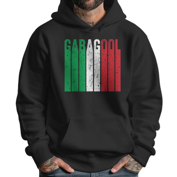 I Will Have The Gabagool Italy Flag Retro Vintage Men Hoodie