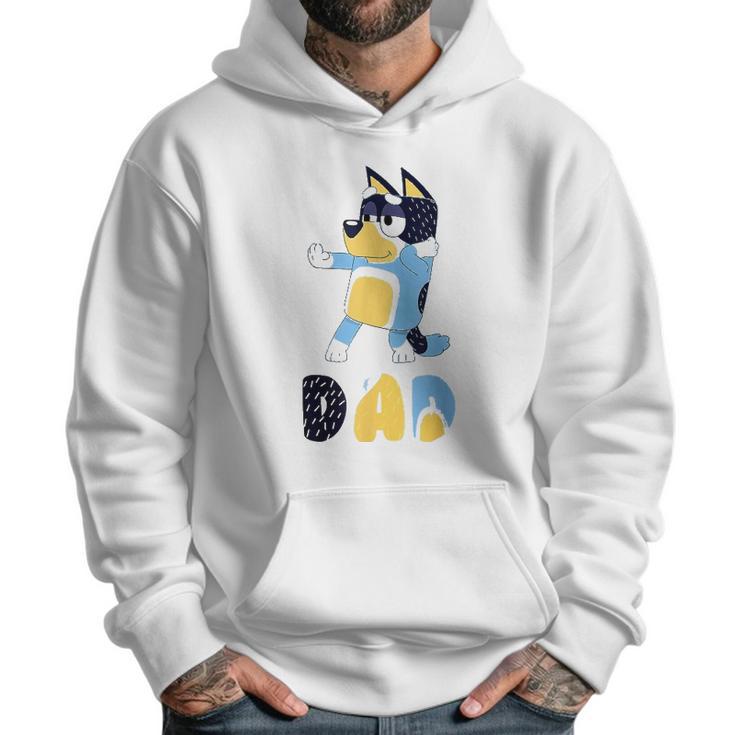 Dad Dog Cartoon Kid Anime B-Lueys Men Hoodie