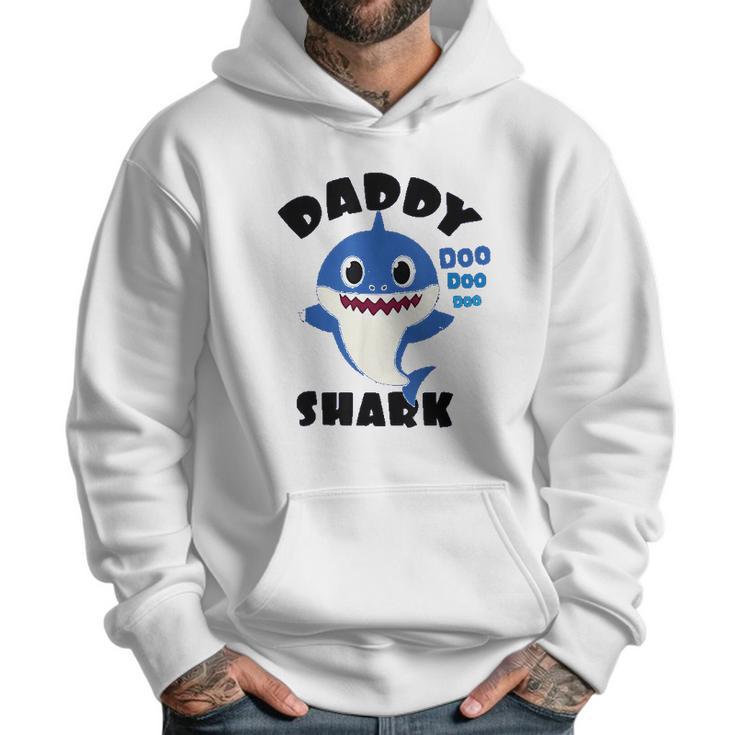 Daddy Shark Gift For Dad Shark Baby Cute Men Hoodie