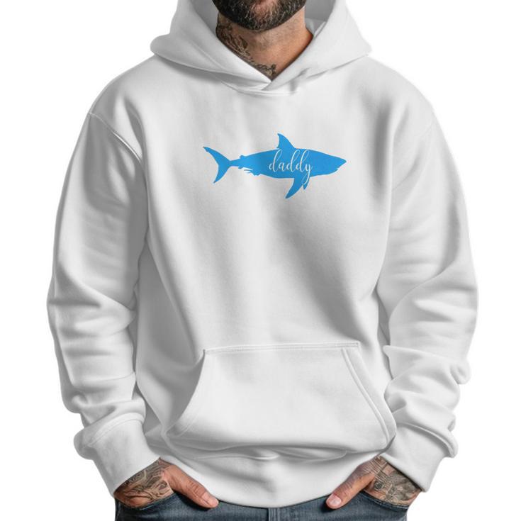 Mens Daddy Shark Short Sleeve Top Men Hoodie