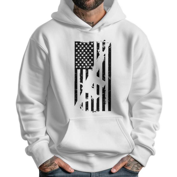 Dion Wear Ar15 American Flag M4 Men Hoodie