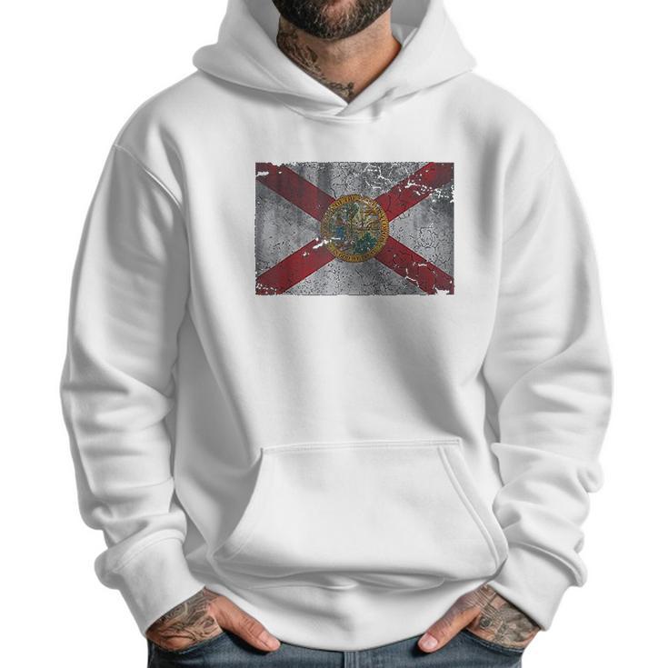 Florida Flag Vintage Fade Men Hoodie