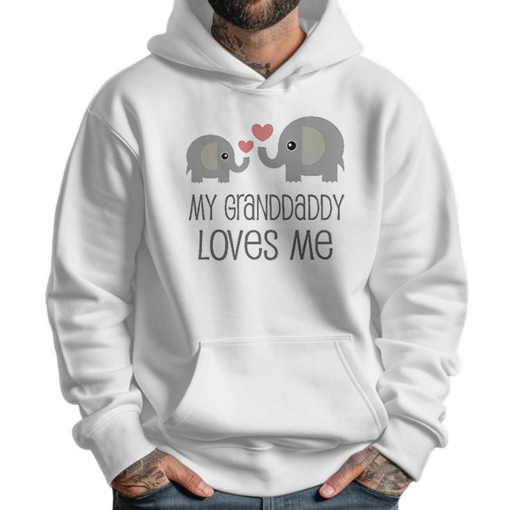 Grandaddy Loves Me Elephant Infant Creeper Men Hoodie