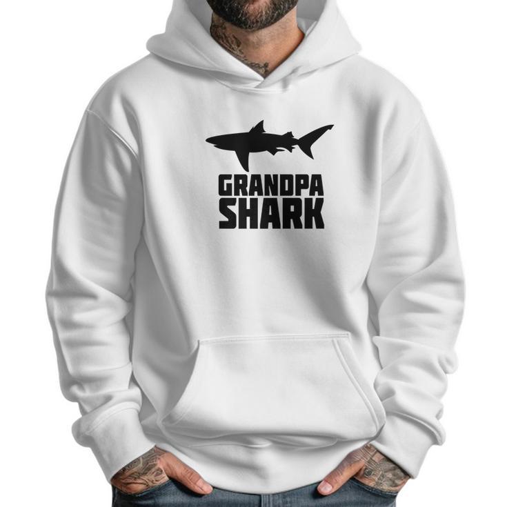 Grandpa Shark Shirt Matching Family Tribe Papa Men Hoodie