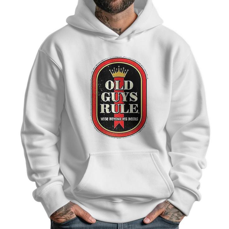 Old Guys Rule Wise Man Men Hoodie