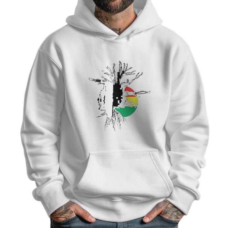 Rasta  Dreads Ethiopian Flag Reggae Roots Clothing Men Hoodie