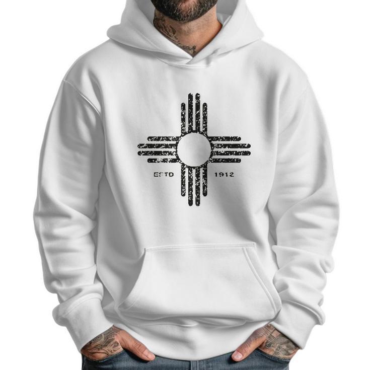 Zia Symbol New Mexico Flag State Men Hoodie