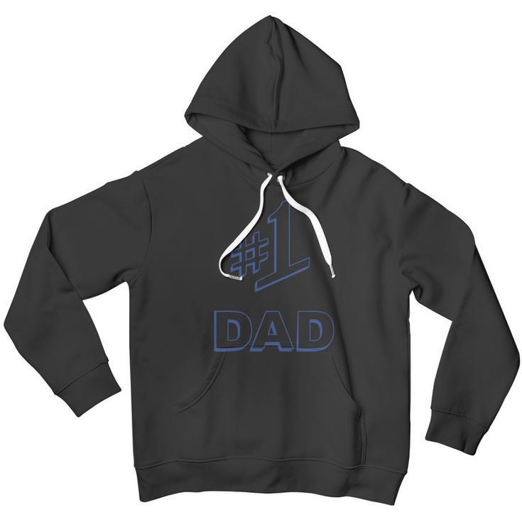 1 Dad Number One Logo Men Hoodie