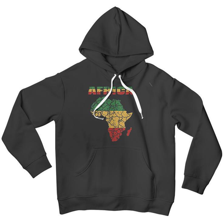 African Continent Afro American Reggae Flag Men Hoodie