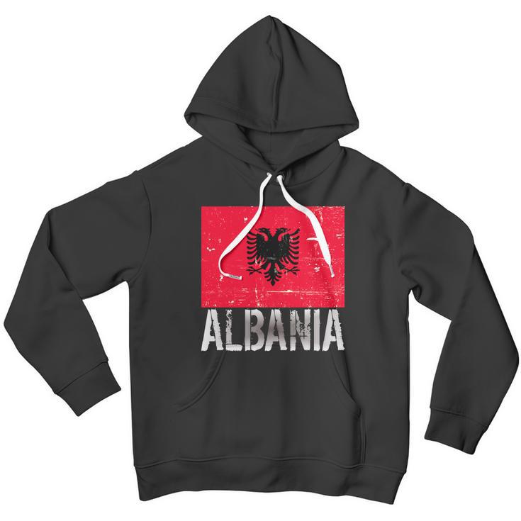 Albania Flag Albanians Soccer Football Team Men Hoodie