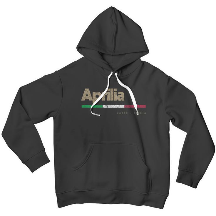 Aprilia Italian City Retro Flag Italy Gift Graphic Design Printed Casual Daily Basic Men Hoodie