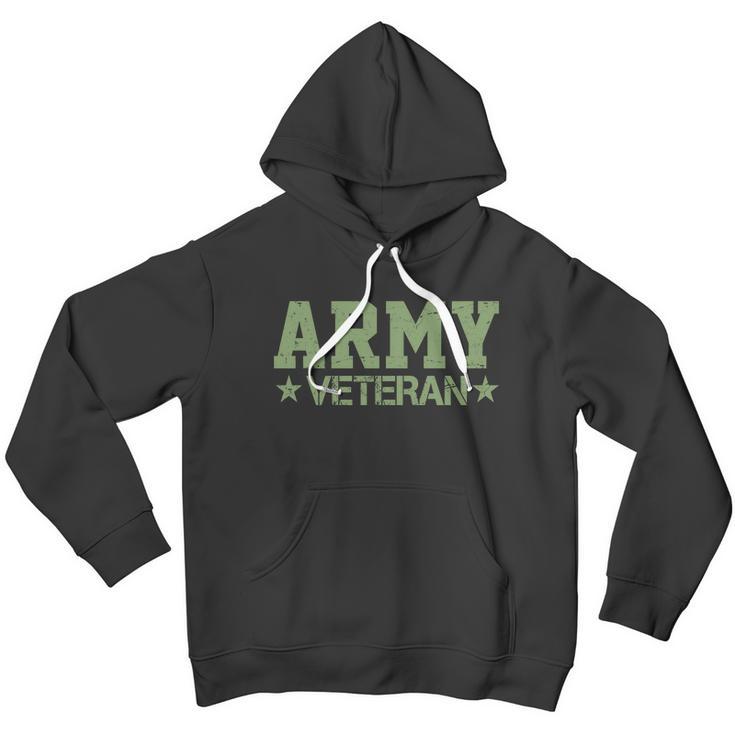 Army Veteran Distress Logo Graphic Design Printed Casual Daily Basic Men Hoodie