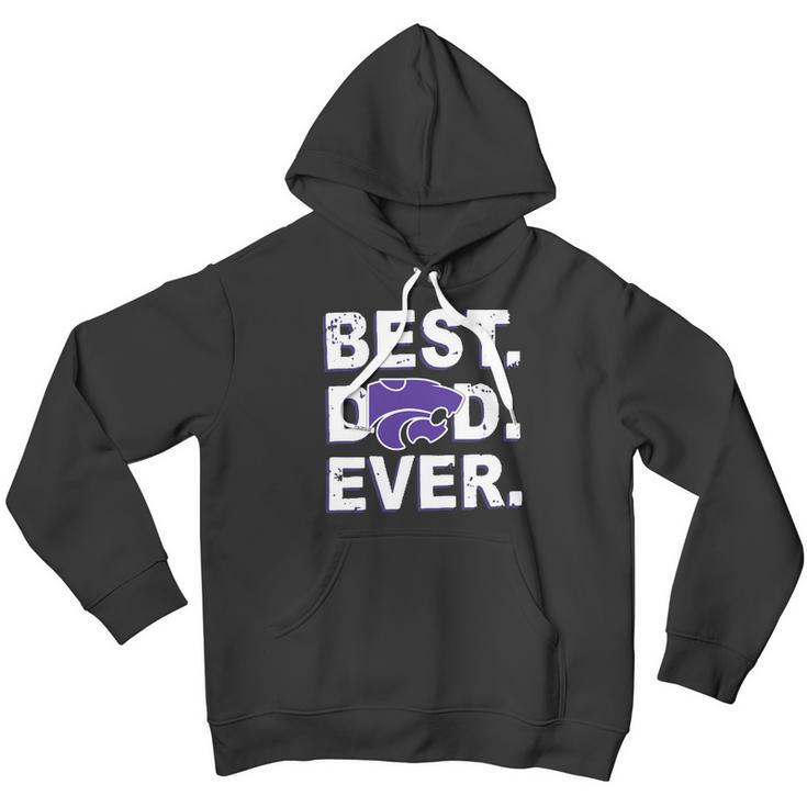 Best Dad Ever Kansas State Wildcats Father S Day Men Hoodie