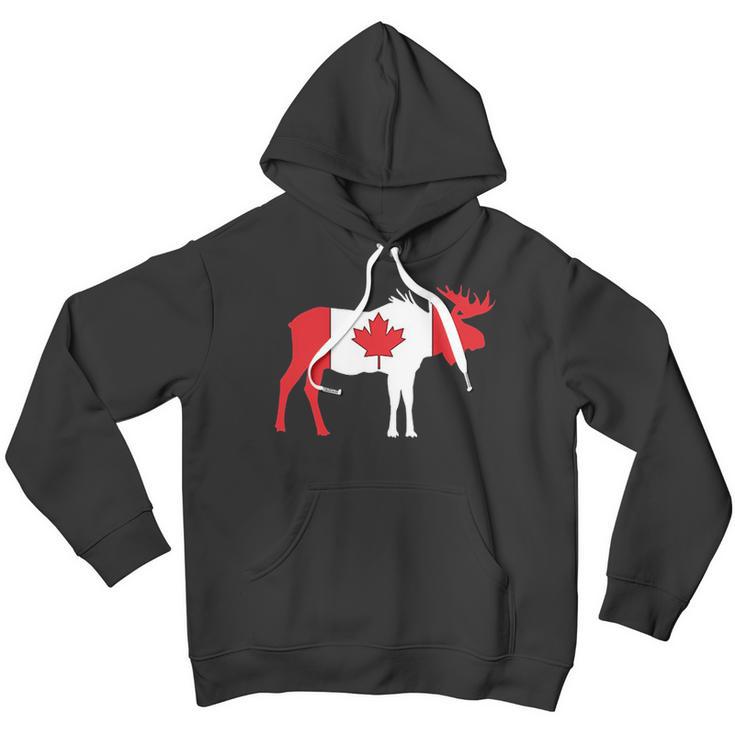 Canadian Flag Moose Maple Leaf Canada Men Hoodie