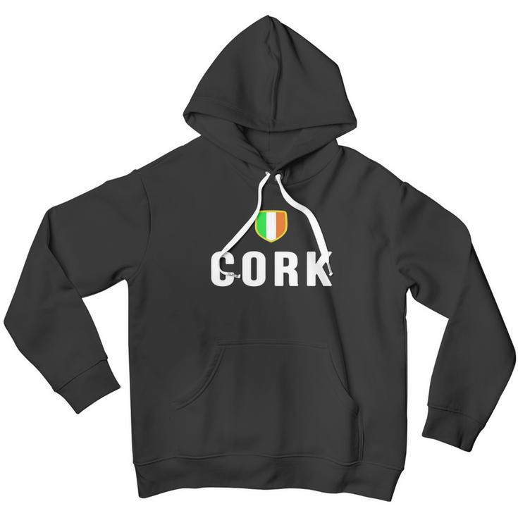 Cork Ireland Irish City Souvenir Eire FlagMen Hoodie